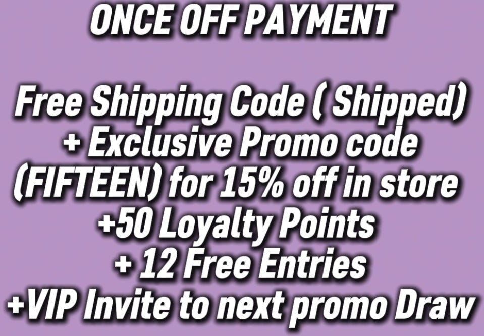 Voucher Pack D = 12 FREE ENTRIES